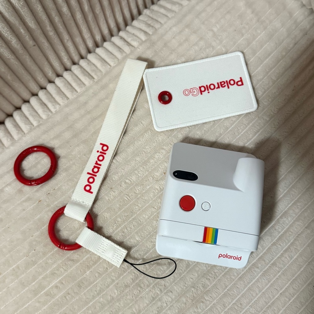 Polaroid Go with accessories